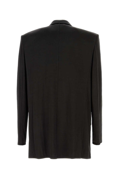Diesel Men Black Stretch Acetate J-Pekka Blazer