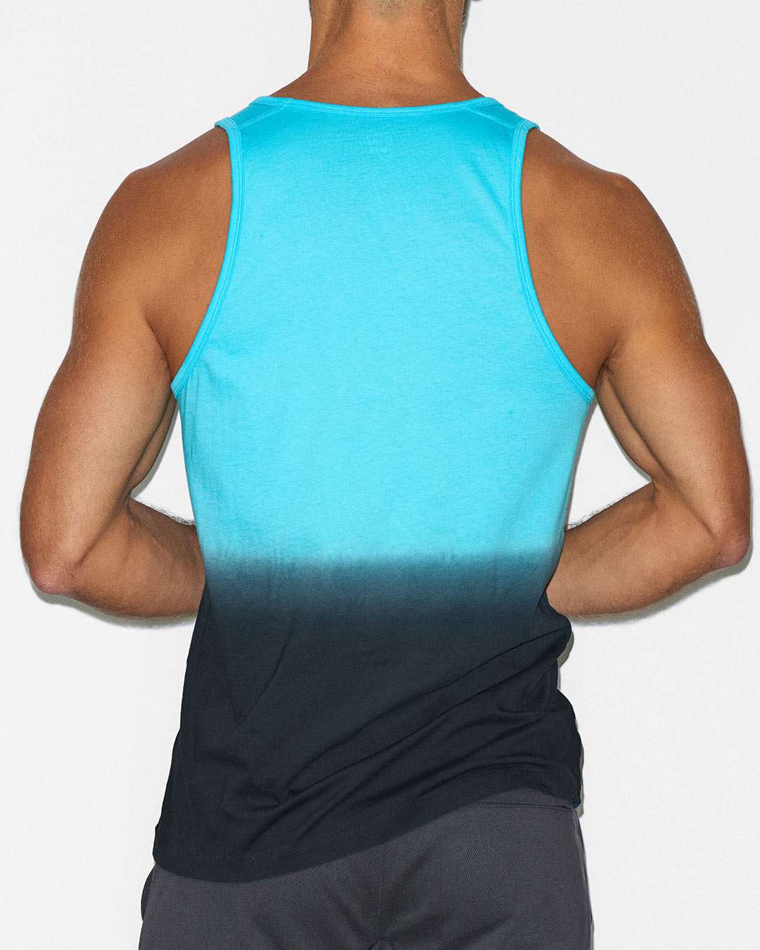 Dip Dye Relaxed Tank Storm Blue