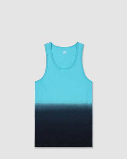 Dip Dye Relaxed Tank Storm Blue