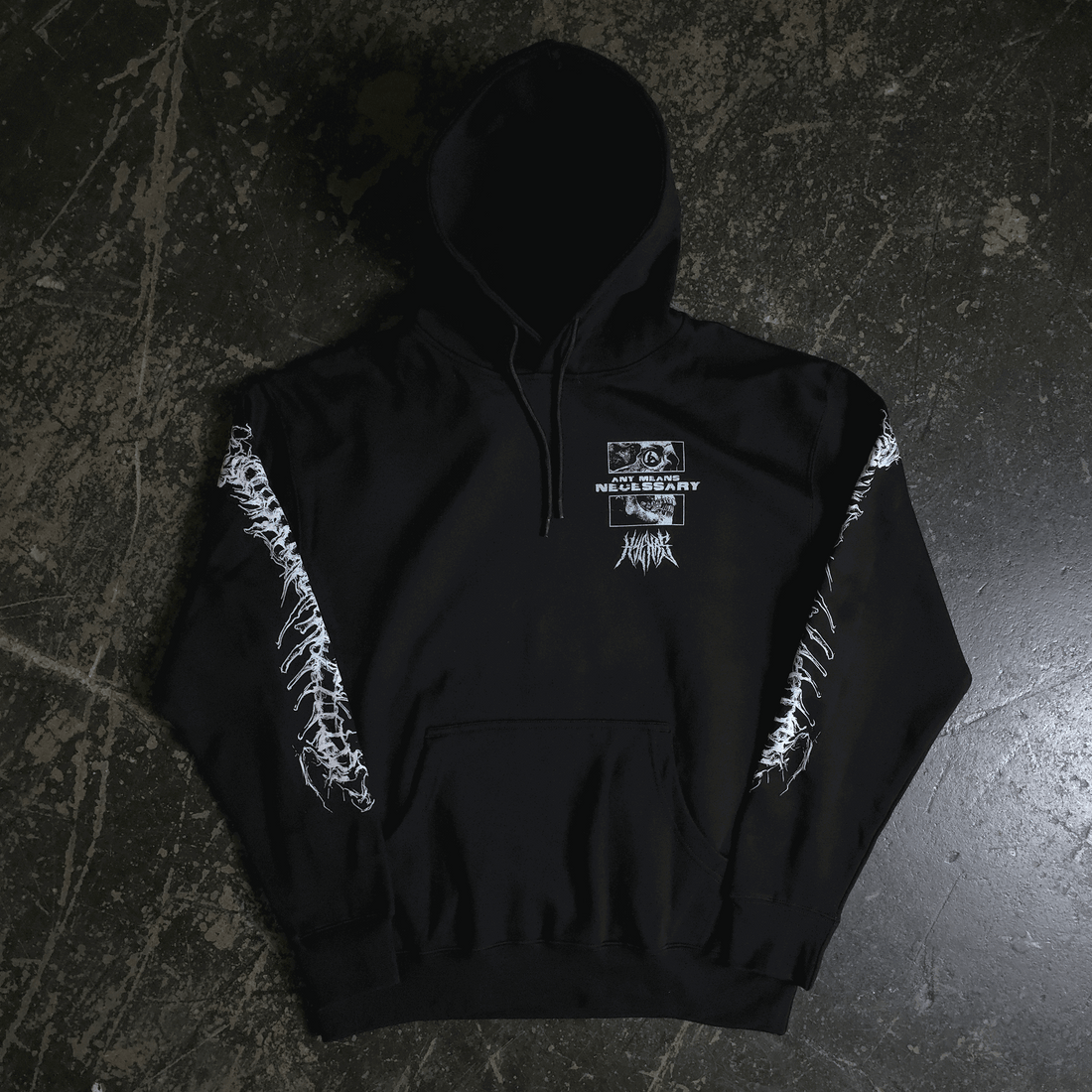 Are We Even Alive Pullover Hoodie Black
